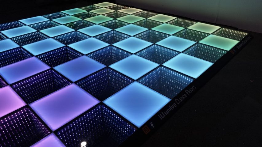 3d disco dance floor illumive party hire