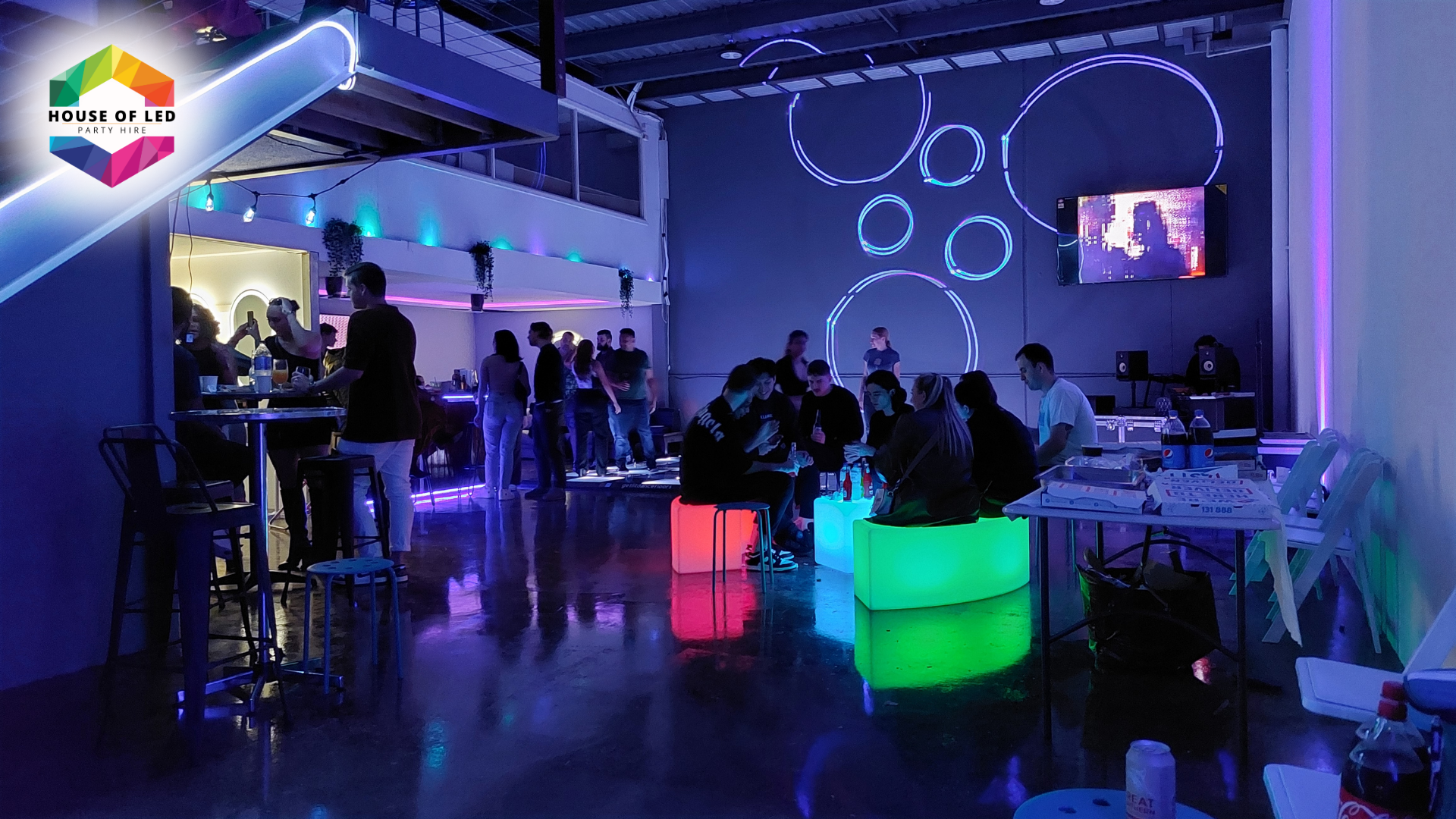 LED bars and LED Furniture for party