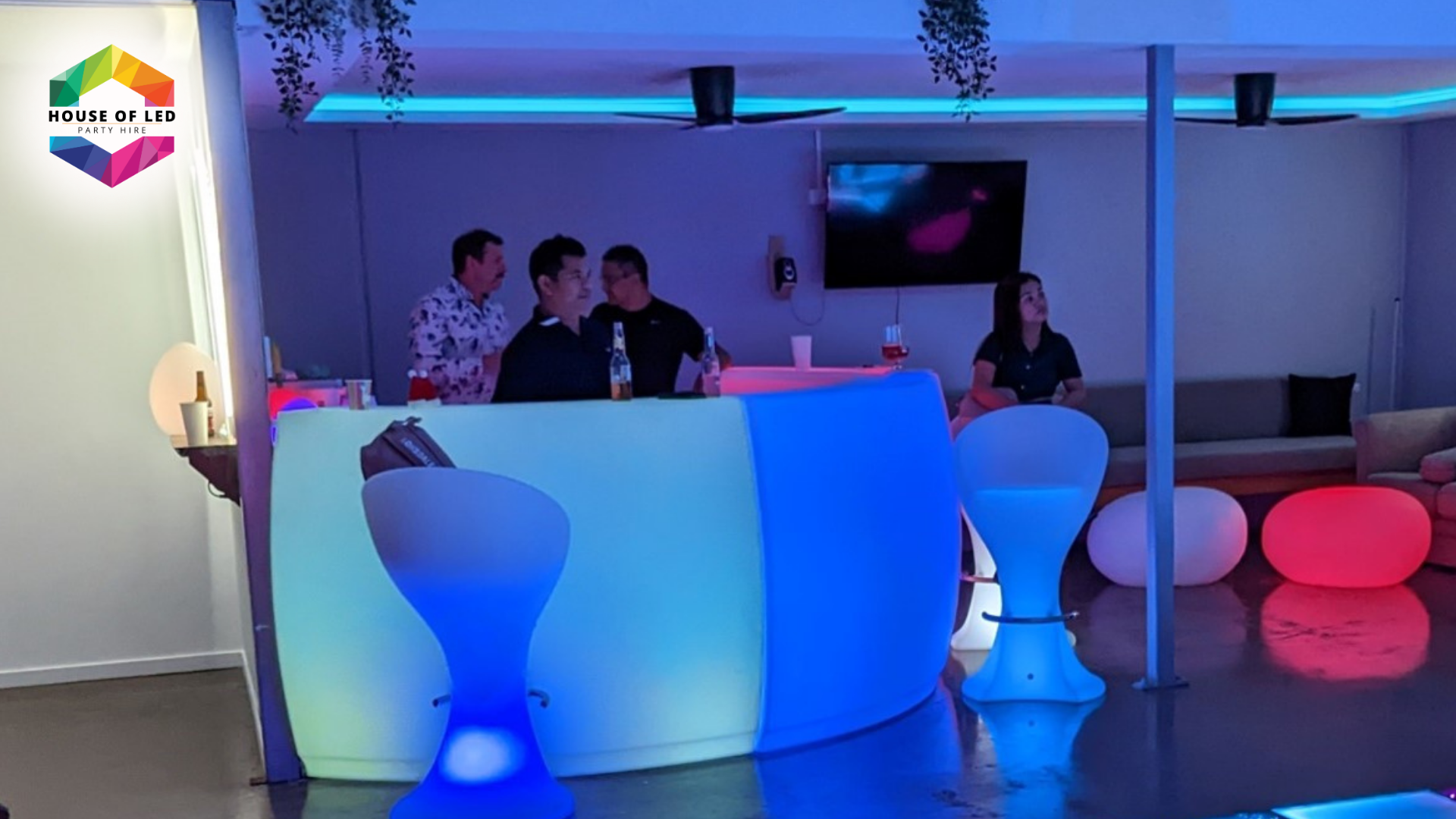 LED Tables and LED Furniture for party